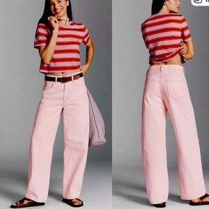 AGOLDE Low Curve Jeans in Blush 25